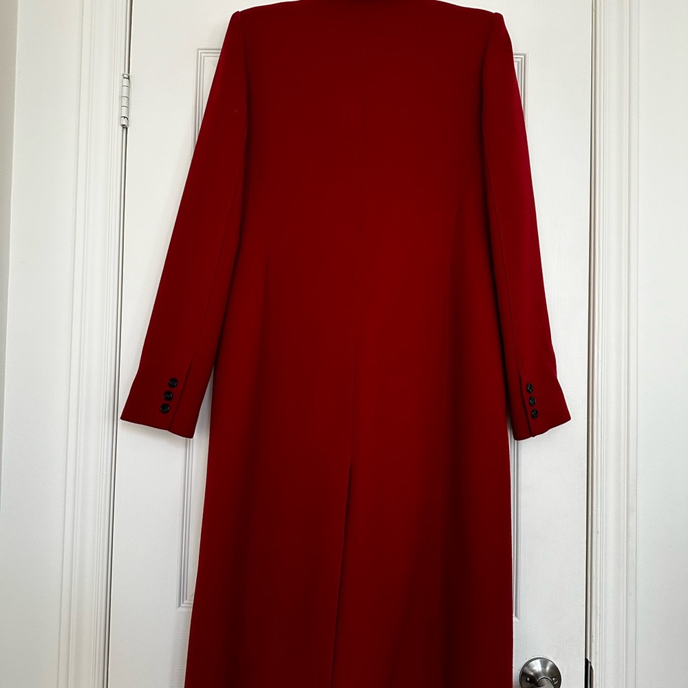 Smythe Scarlet Trench Coat - Picture 6 of 7